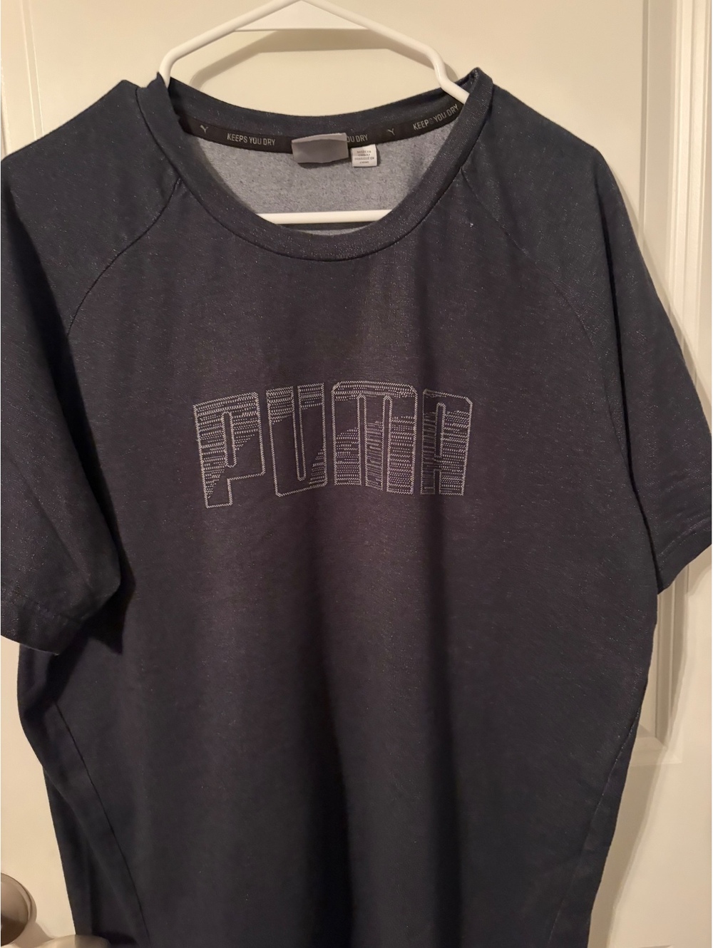 Puma Men's Black Graphic Logo T-Shirt XL